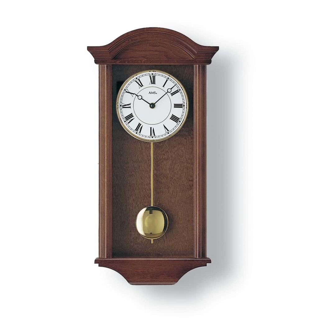 AMS 9901 Quartz traditionally styled chiming wall clock AMS Clocks