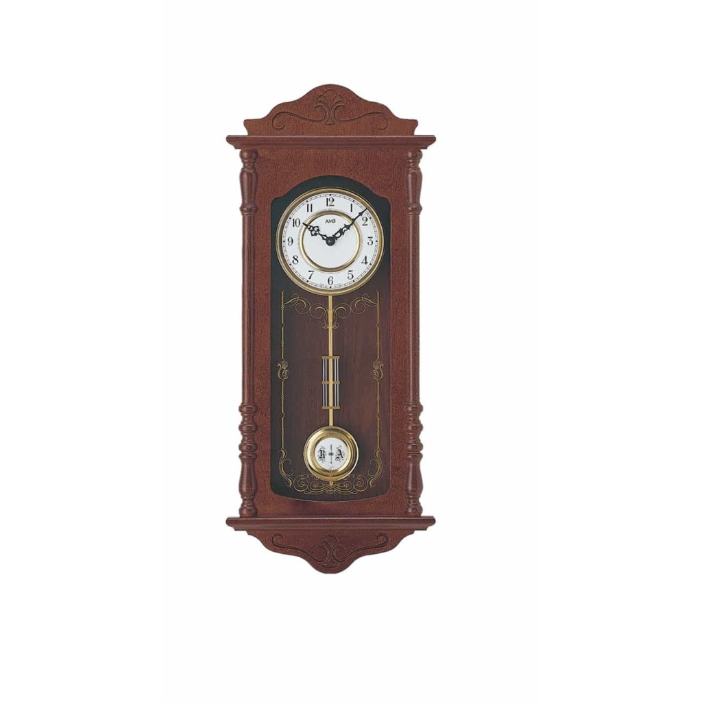 AMS 70131 Quartz wooden wall clock AMS Clocks