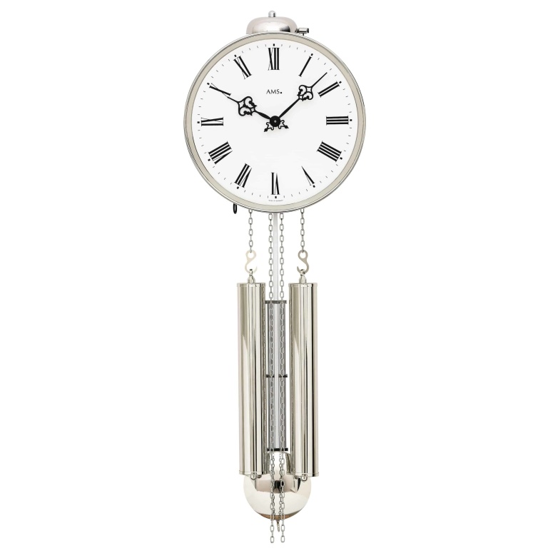 AMS 342 Skeleton Mechanical wall Clock AMS Clocks